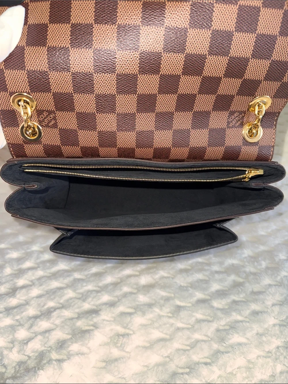 Louis Vuitton Vavin PM Damier Ebene Noir-Authentic-EUC